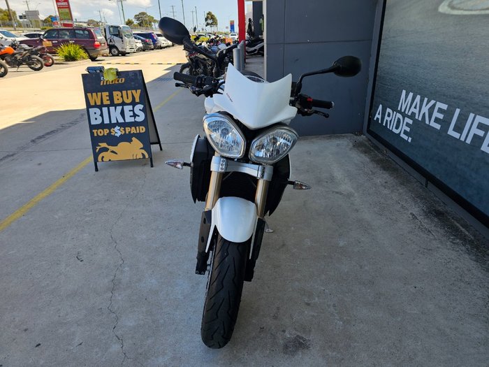 2014 Triumph SPEED TRIPLE White