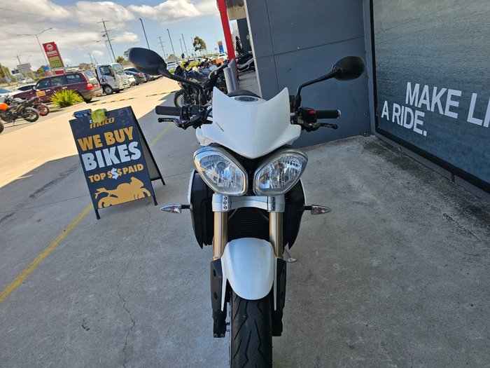 2014 Triumph SPEED TRIPLE White