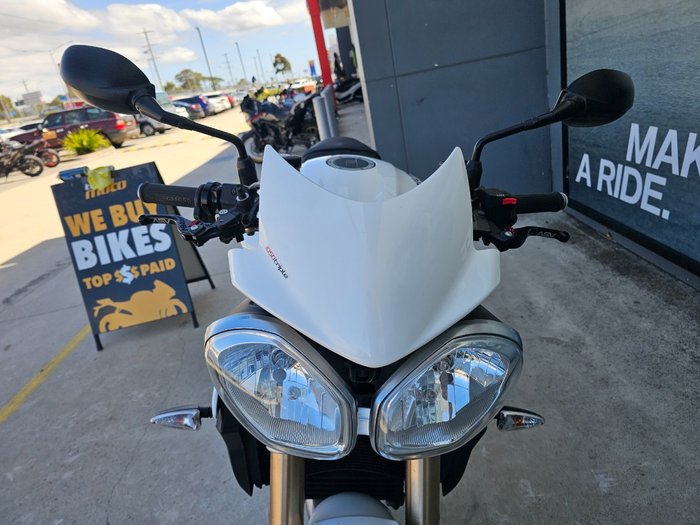 2014 Triumph SPEED TRIPLE White