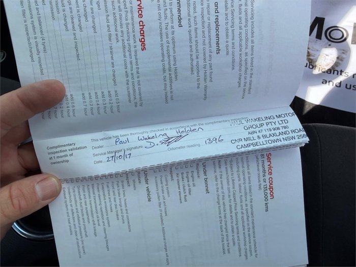 2017 HOLDEN COMMODORE SV6