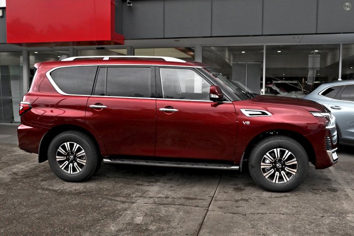2025 Nissan Patrol Ti-L Y62 MY25 4X4 Dual Range Desert Red