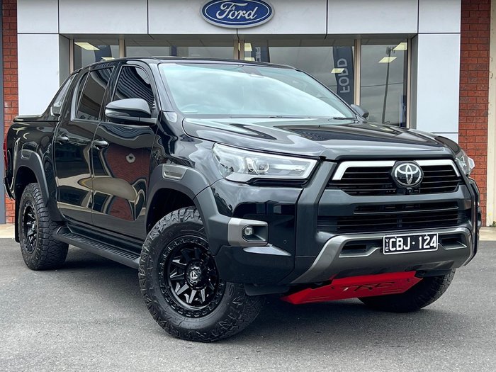 2022 Toyota Hilux Rogue GUN126R 4X4 Dual Range Eclipse Black