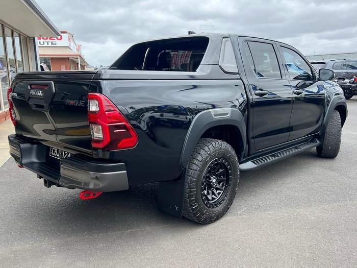 2022 Toyota Hilux Rogue GUN126R 4X4 Dual Range Eclipse Black
