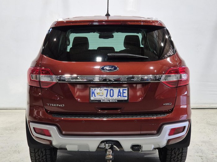 2019 Ford Everest Trend UA II MY19 4X4 Dual Range Maroon