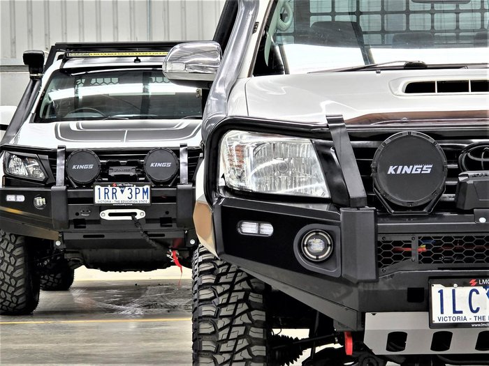 2012 Toyota Hilux SR KUN26R MY12 4X4 Glacier White