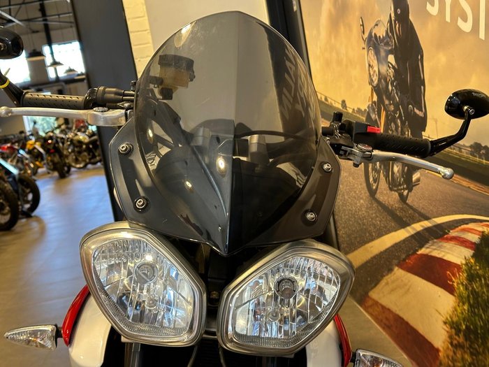 2014 Triumph Street Triple R ABS Street Triple White