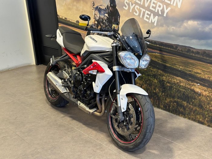 2014 Triumph Street Triple R ABS Street Triple White