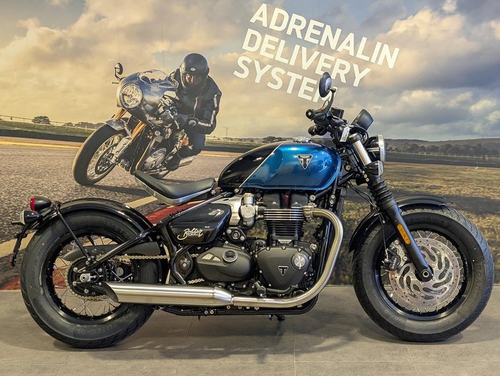 2026 Triumph Bonneville Bobber Bobber Blue