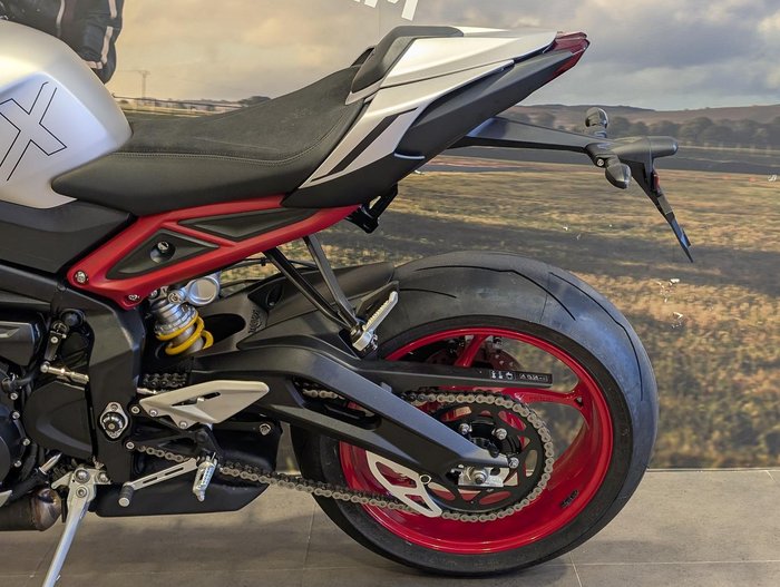 2025 Triumph Street Triple 765 RX Street Triple Silver