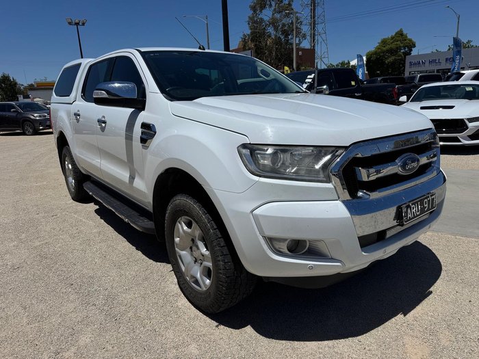 2018 Ford Ranger XLT PX MkII MY18 4X4 Dual Range Frozen White