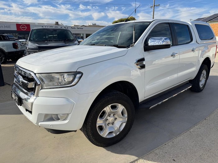 2018 Ford Ranger XLT PX MkII MY18 4X4 Dual Range Frozen White