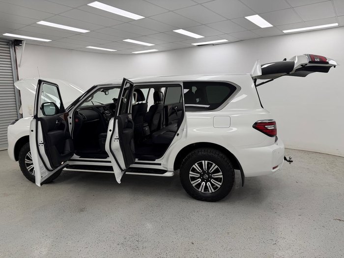 2020 Nissan Patrol Ti Y62 Series 5 MY20 4X4 Dual Range Moonstone White