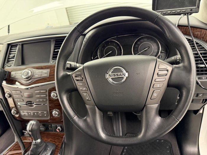 2020 Nissan Patrol Ti Y62 Series 5 MY20 4X4 Dual Range Moonstone White