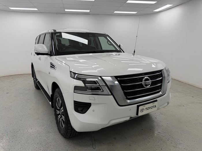 2020 Nissan Patrol Ti Y62 Series 5 MY20 4X4 Dual Range Moonstone White