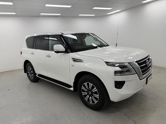 2020 Nissan Patrol Ti Y62 Series 5 MY20 4X4 Dual Range Moonstone White