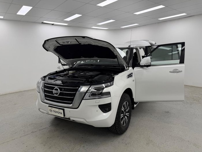 2020 Nissan Patrol Ti Y62 Series 5 MY20 4X4 Dual Range Moonstone White