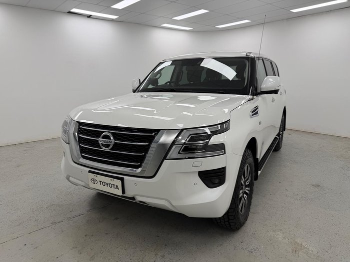 2020 Nissan Patrol Ti Y62 Series 5 MY20 4X4 Dual Range Moonstone White