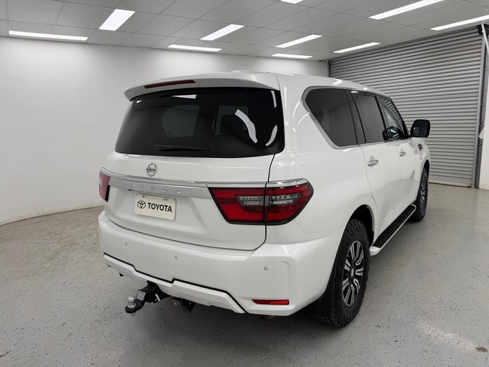 2020 Nissan Patrol Ti Y62 Series 5 MY20 4X4 Dual Range Moonstone White
