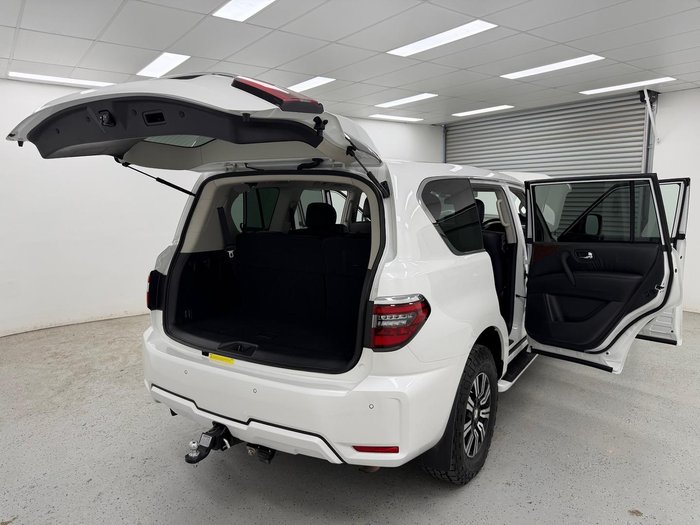 2020 Nissan Patrol Ti Y62 Series 5 MY20 4X4 Dual Range Moonstone White