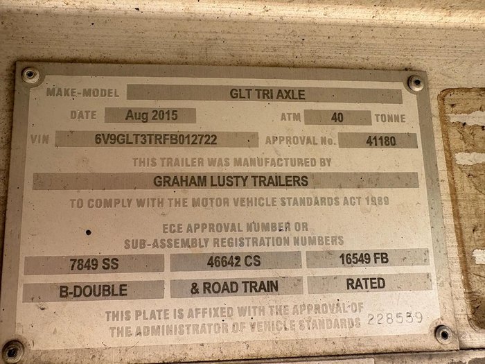 2015 GLT B Double Grain Stag