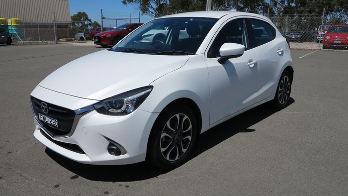 2019 Mazda 2 Genki DJ Series Snowflake White Pearl