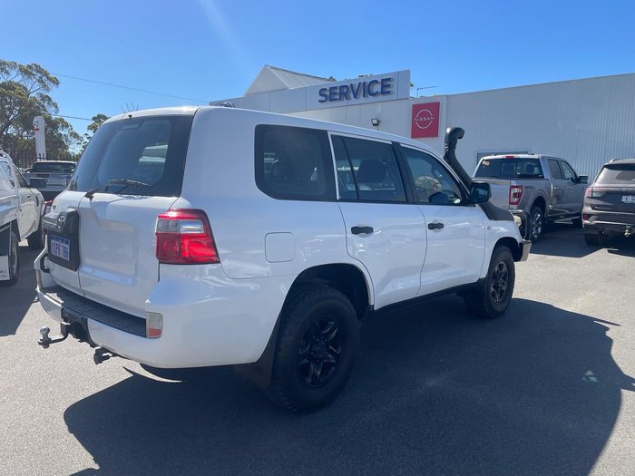 2012 Toyota Landcruiser GX VDJ200R MY10 4X4 Constant Powder White