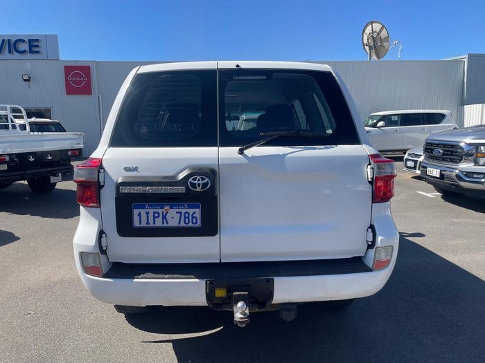 2012 Toyota Landcruiser GX VDJ200R MY10 4X4 Constant Powder White