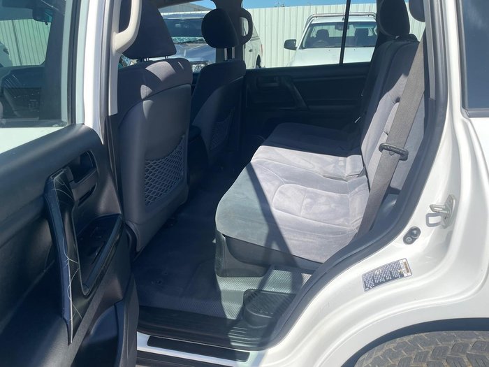 2012 Toyota Landcruiser GX VDJ200R MY10 4X4 Constant Powder White