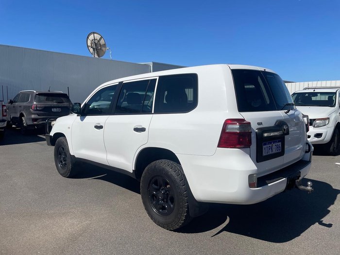 2012 Toyota Landcruiser GX VDJ200R MY10 4X4 Constant Powder White