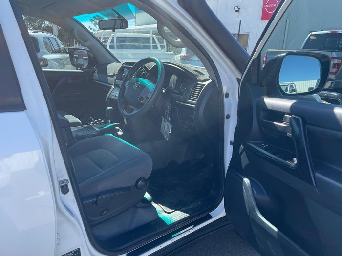 2012 Toyota Landcruiser GX VDJ200R MY10 4X4 Constant Powder White