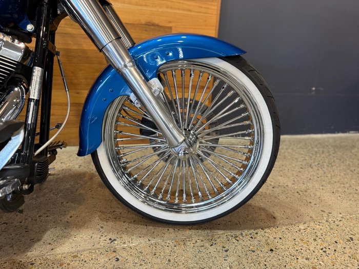 2005 Harley-davidson FLSTFI FAT BOY Blue