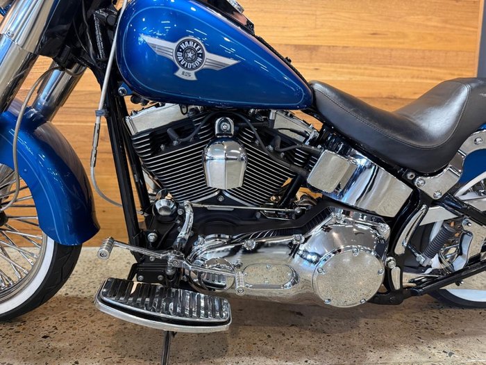 2005 Harley-davidson FLSTFI FAT BOY Blue