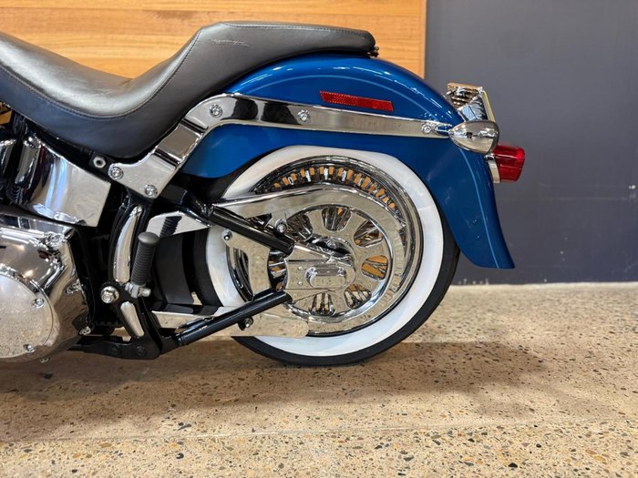 2005 Harley-davidson FLSTFI FAT BOY Blue