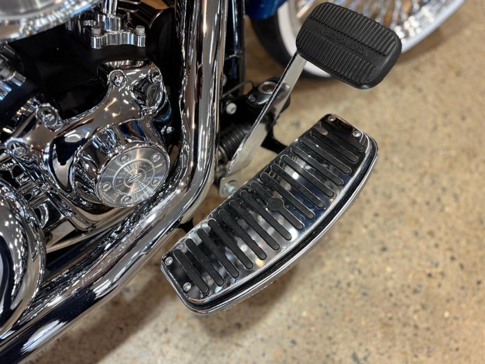 2005 Harley-davidson FLSTFI FAT BOY Blue