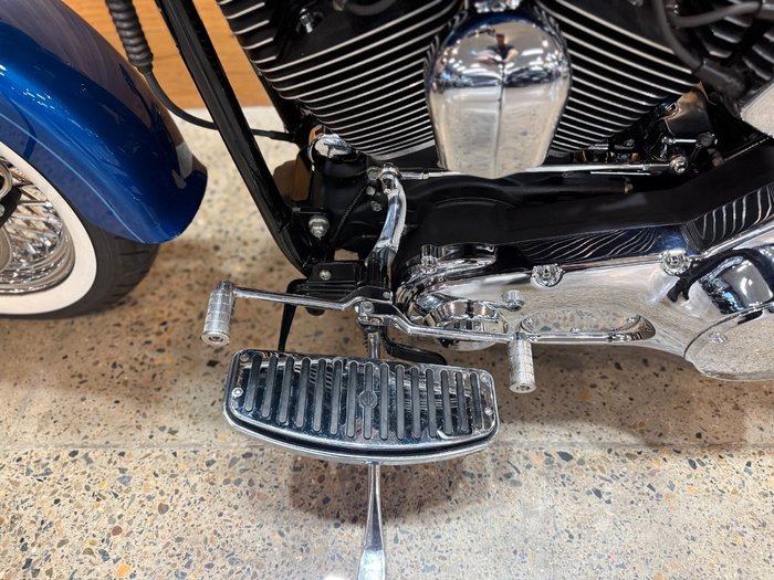 2005 Harley-davidson FLSTFI FAT BOY Blue