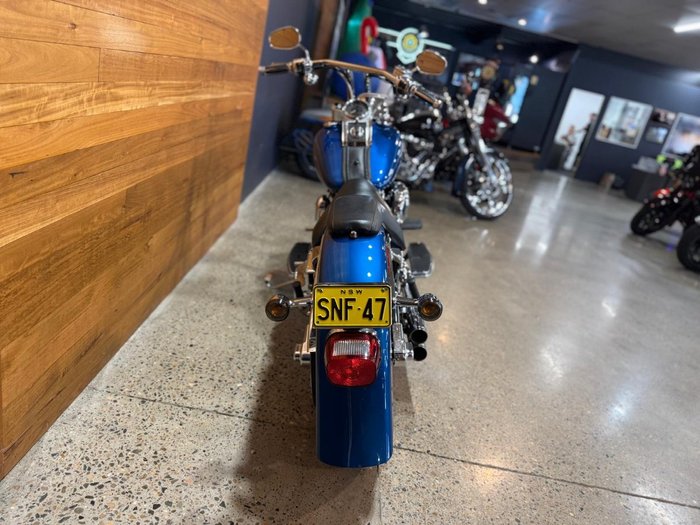 2005 Harley-davidson FLSTFI FAT BOY Blue