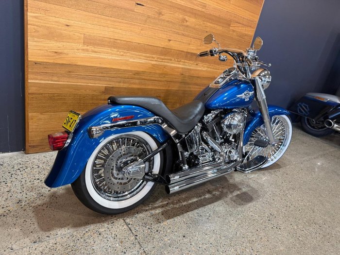 2005 Harley-davidson FLSTFI FAT BOY Blue