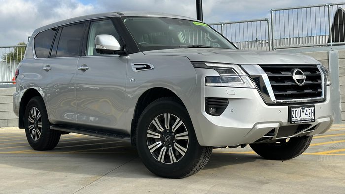 2025 Nissan Patrol Ti Y62 MY25 4X4 Dual Range Brilliant Silver