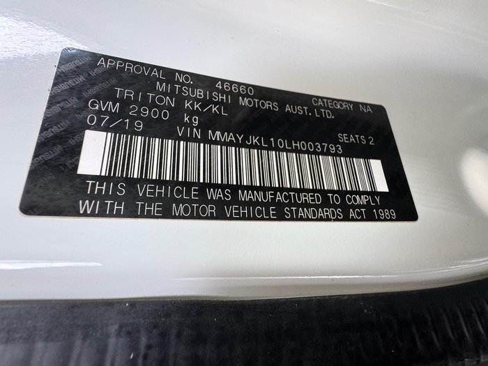 2019 Mitsubishi Triton GLX