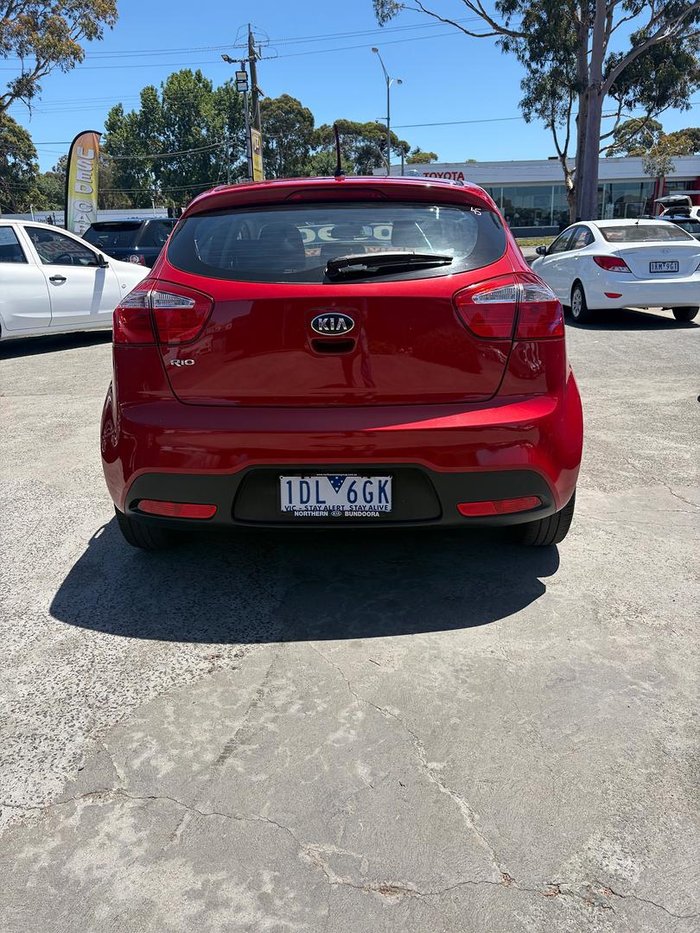 2014 Kia Rio S UB MY14 Signal Red