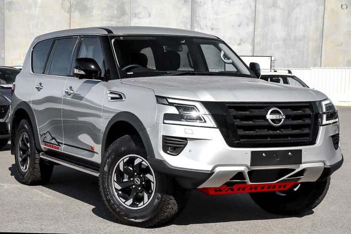 2025 Nissan Patrol Warrior Y62 MY25.5 4X4 Dual Range Brilliant Silver