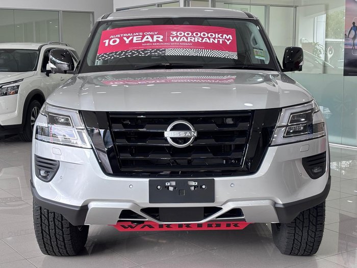 2025 Nissan Patrol Warrior Y62 MY25.5 4X4 Dual Range Brilliant Silver