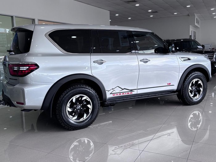 2025 Nissan Patrol Warrior Y62 MY25.5 4X4 Dual Range Brilliant Silver
