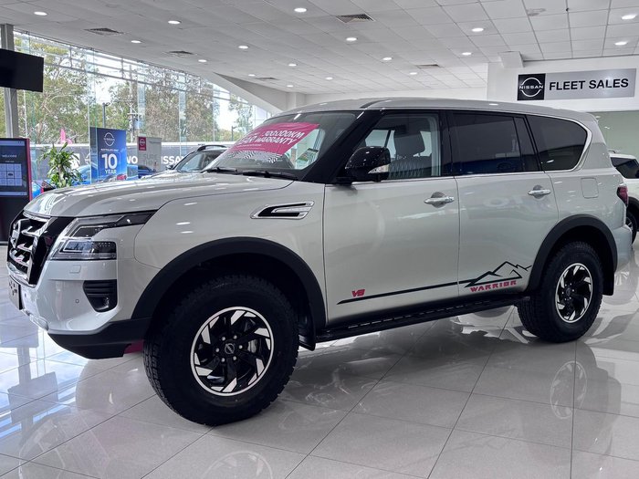 2025 Nissan Patrol Warrior Y62 MY25.5 4X4 Dual Range Brilliant Silver