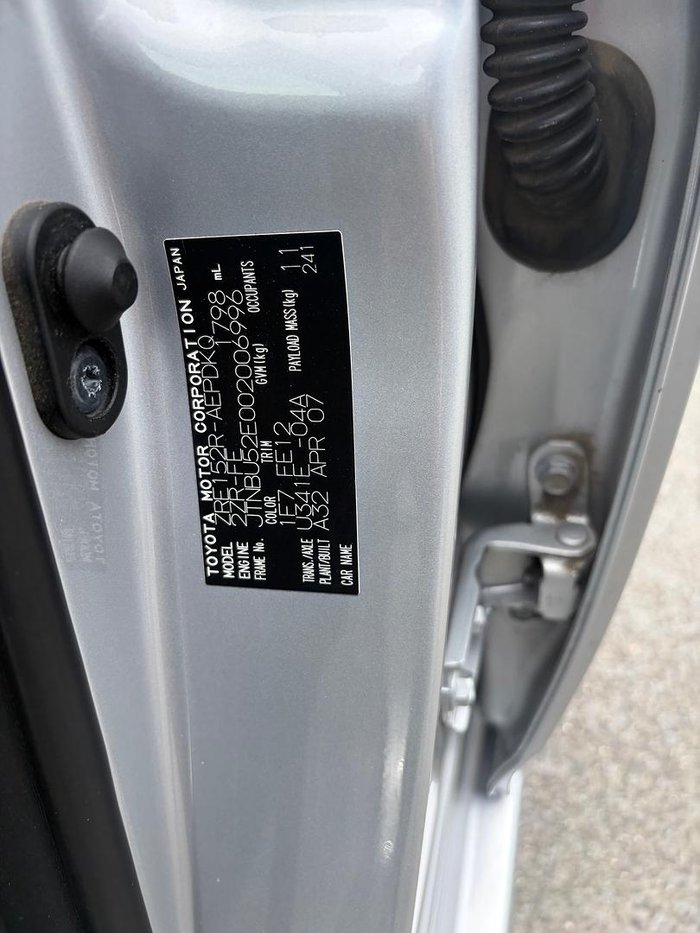 2007 Toyota Corolla Conquest ZZE122R Shimmer