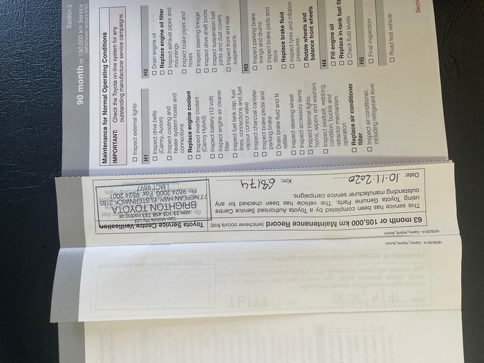 2014 Toyota Camry Altise ASV50R Silver Pearl