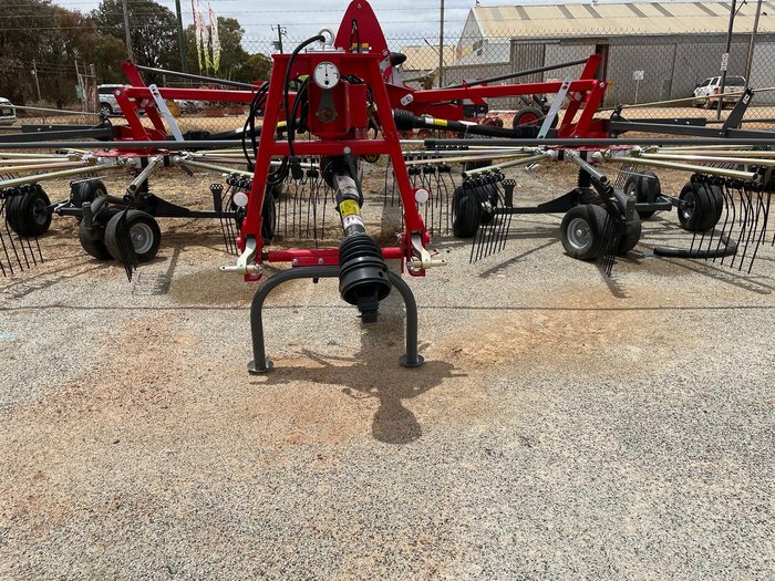 2026 MF 802 8Mtr Two Rotor Centre Swath Hay Rake