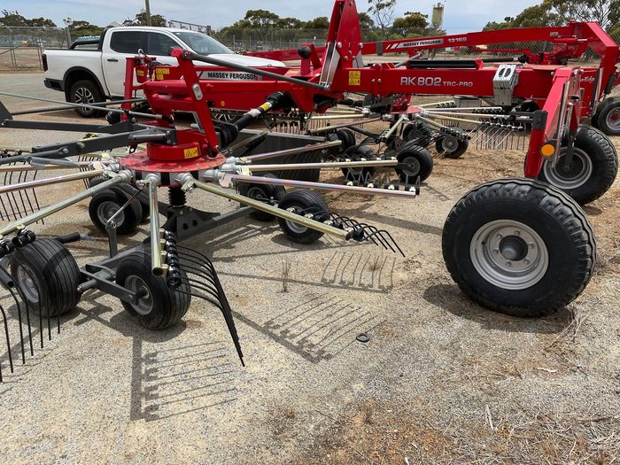 2026 MF 802 8Mtr Two Rotor Centre Swath Hay Rake