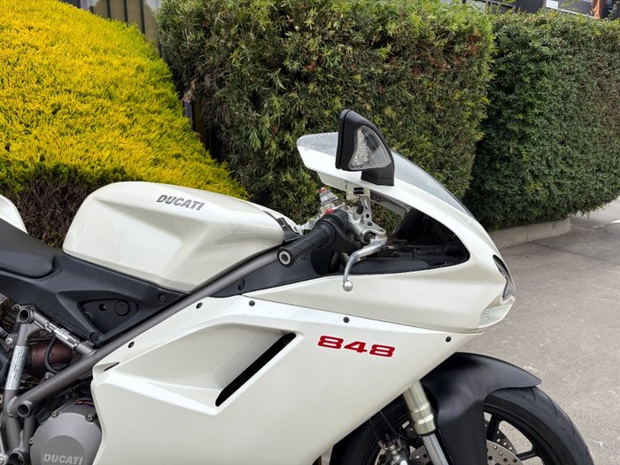 2008 DUCATI 848 White