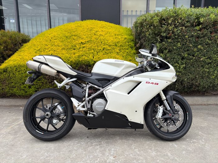 2008 DUCATI 848 White
